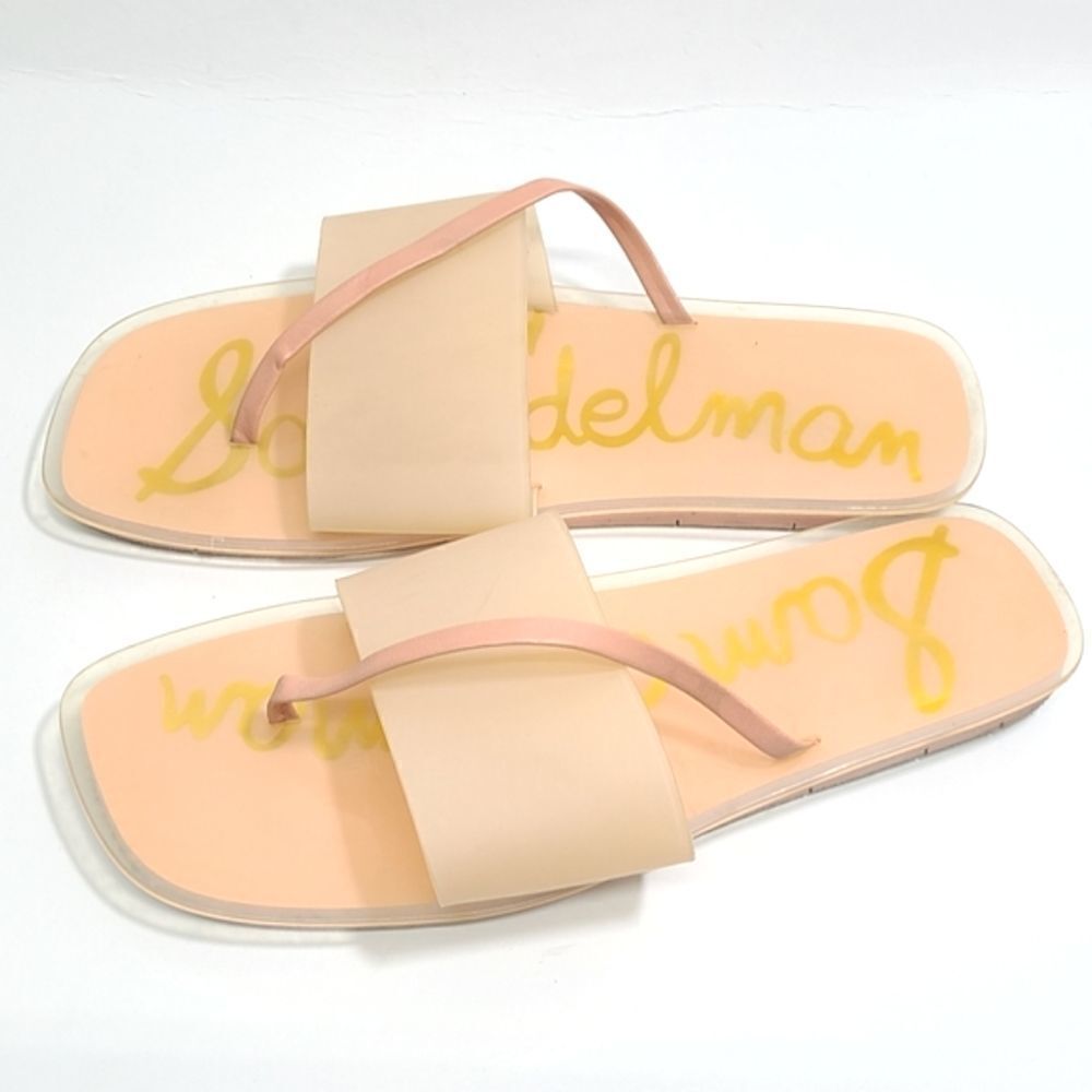 Sam Edelman‎ Luciana Flats Slip On Jelly Sandals Womens 10 Blush Pink